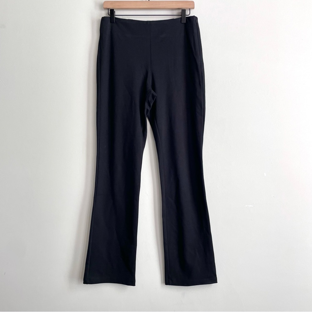 Self Contrast Bootcut Ponte Knit Pants